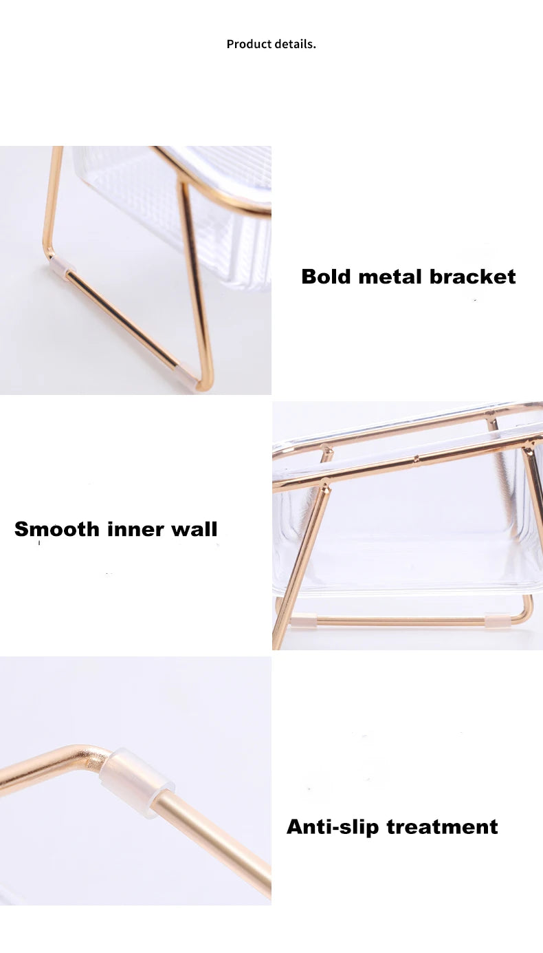 Snoutik GoldenRise Double Bowl Set