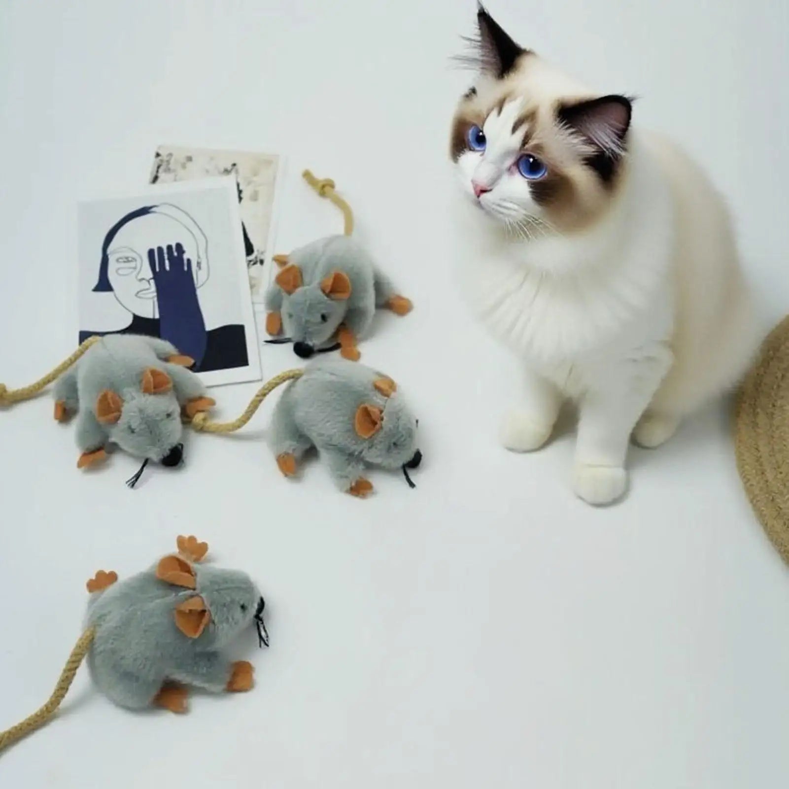 Snoutik Realistic Plush Mouse Toy