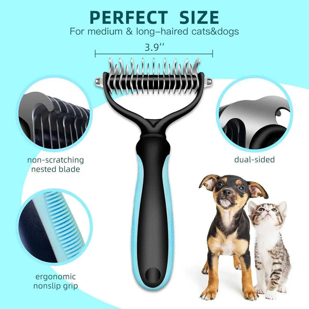 Snoutik Stainless Steel Pet Hair Removal Comb