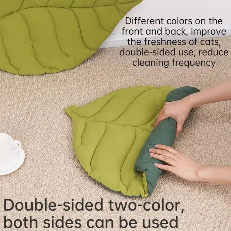 Snoutik Leaf-Cotton Pet Mat