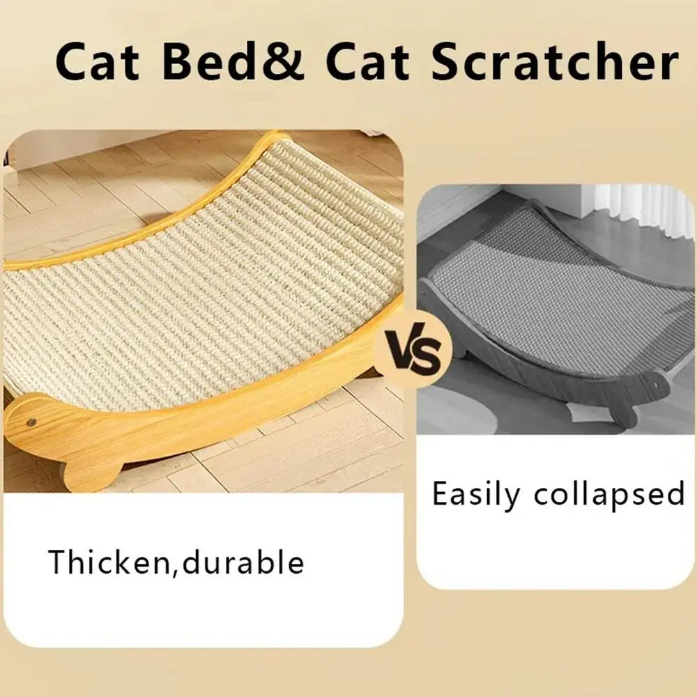 Snoutik Sisal Cat Scratcher Bed