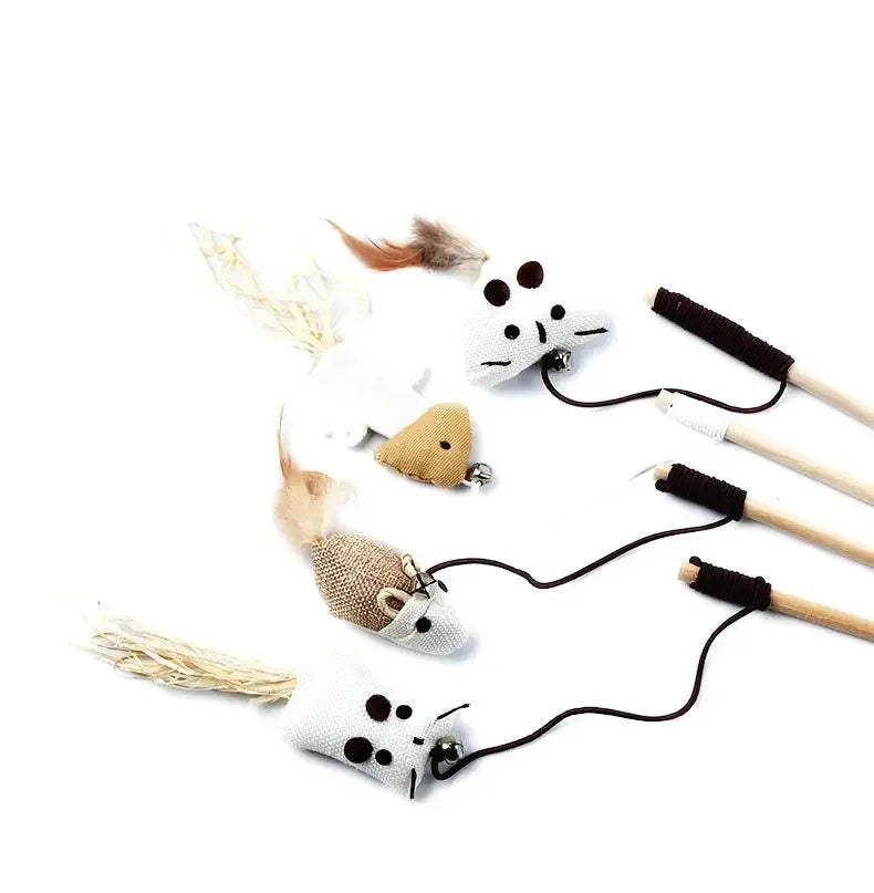 Snoutik Feather Teaser Cat Wand