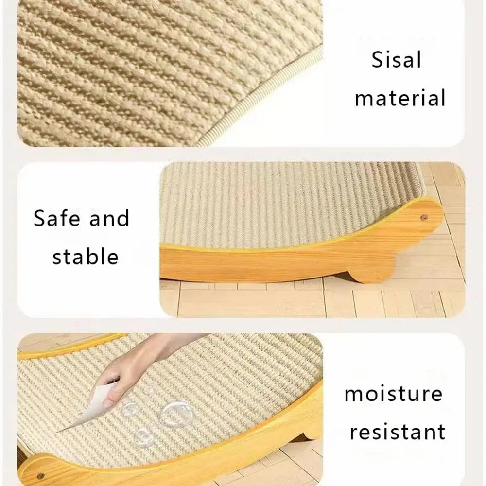 Snoutik Sisal Cat Scratcher Bed