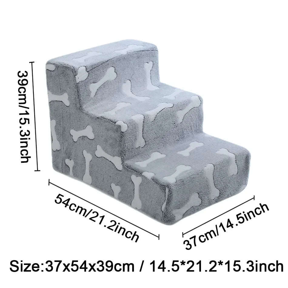 Snoutik Bone‑Shape Pet Stairs - Snoutik pet store