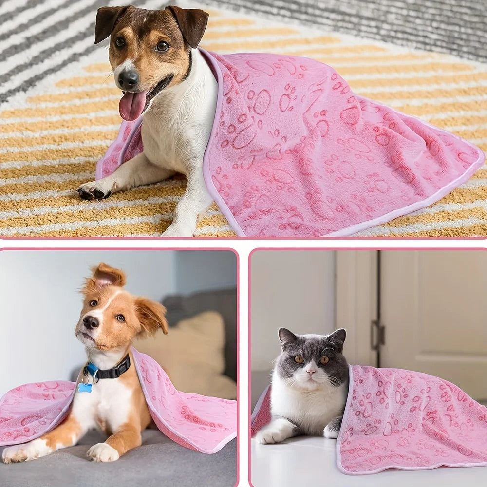 Snoutik Soft Flannel Pet Blanket