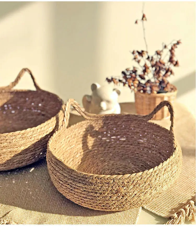 Snoutik Rattan Cat Basket with Cushion