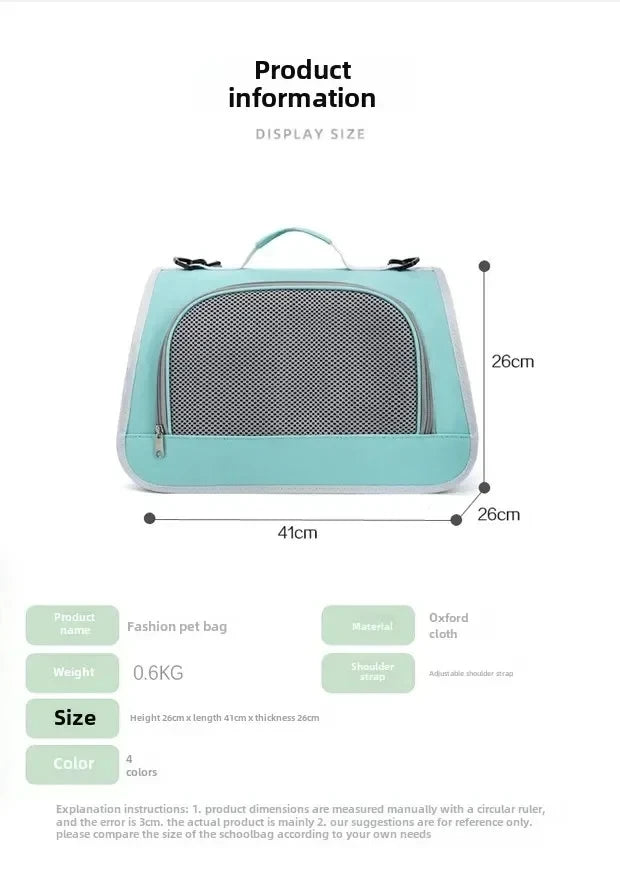 Snoutik Summer Pet Carrier Bag