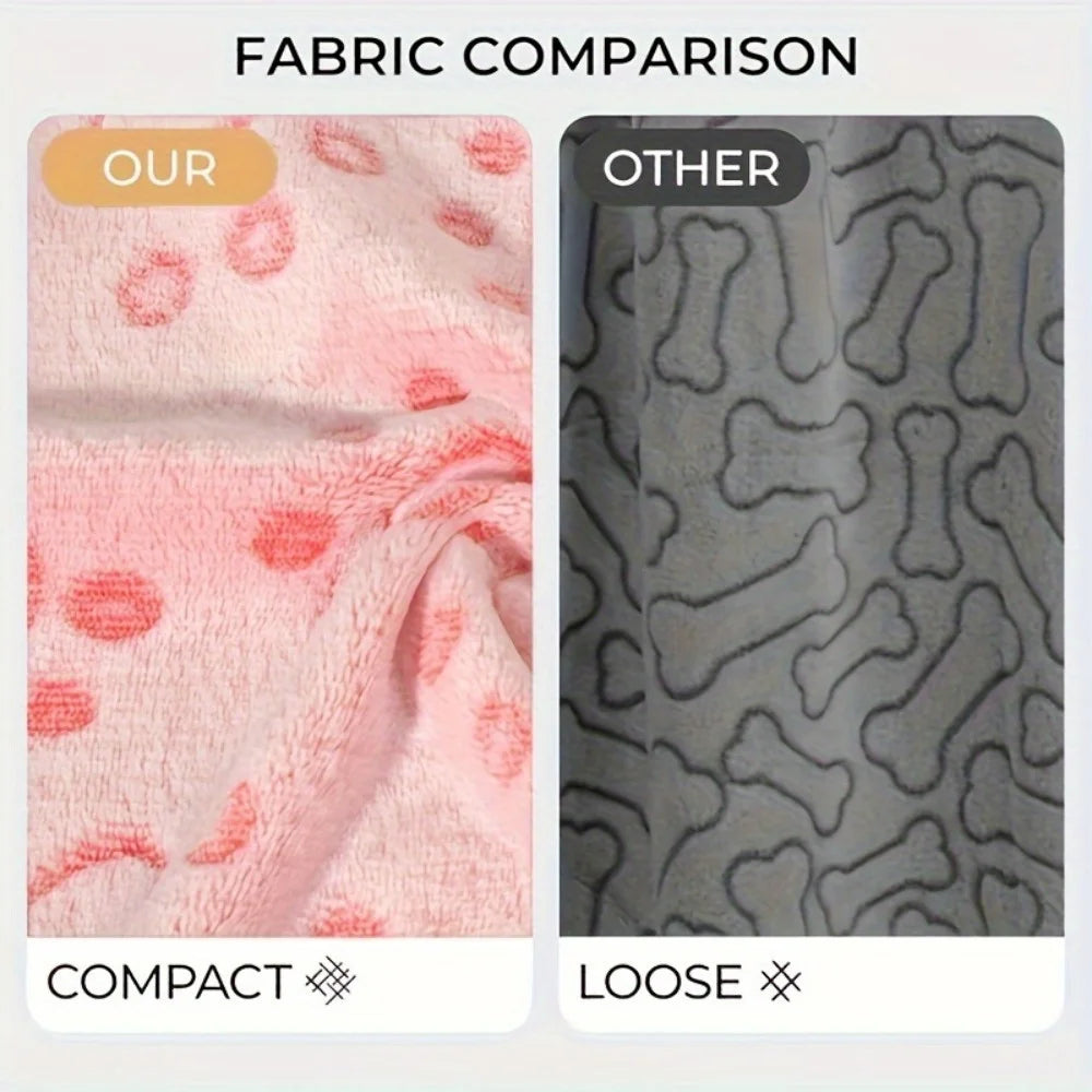 Snoutik Soft Flannel Pet Blanket