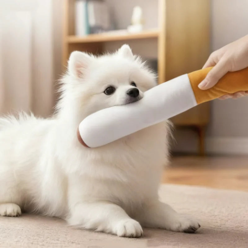 Snoutik Plush Cigar Dog Toy