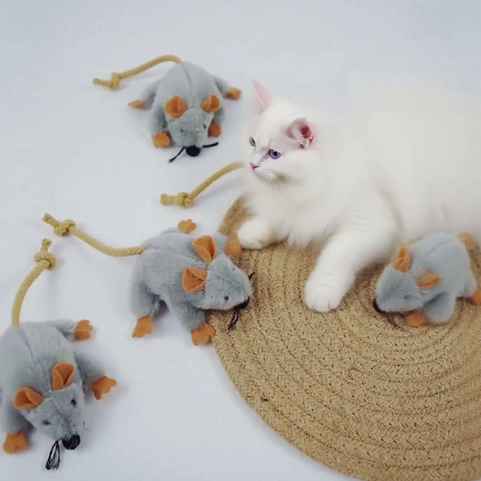 Snoutik Realistic Plush Mouse Toy