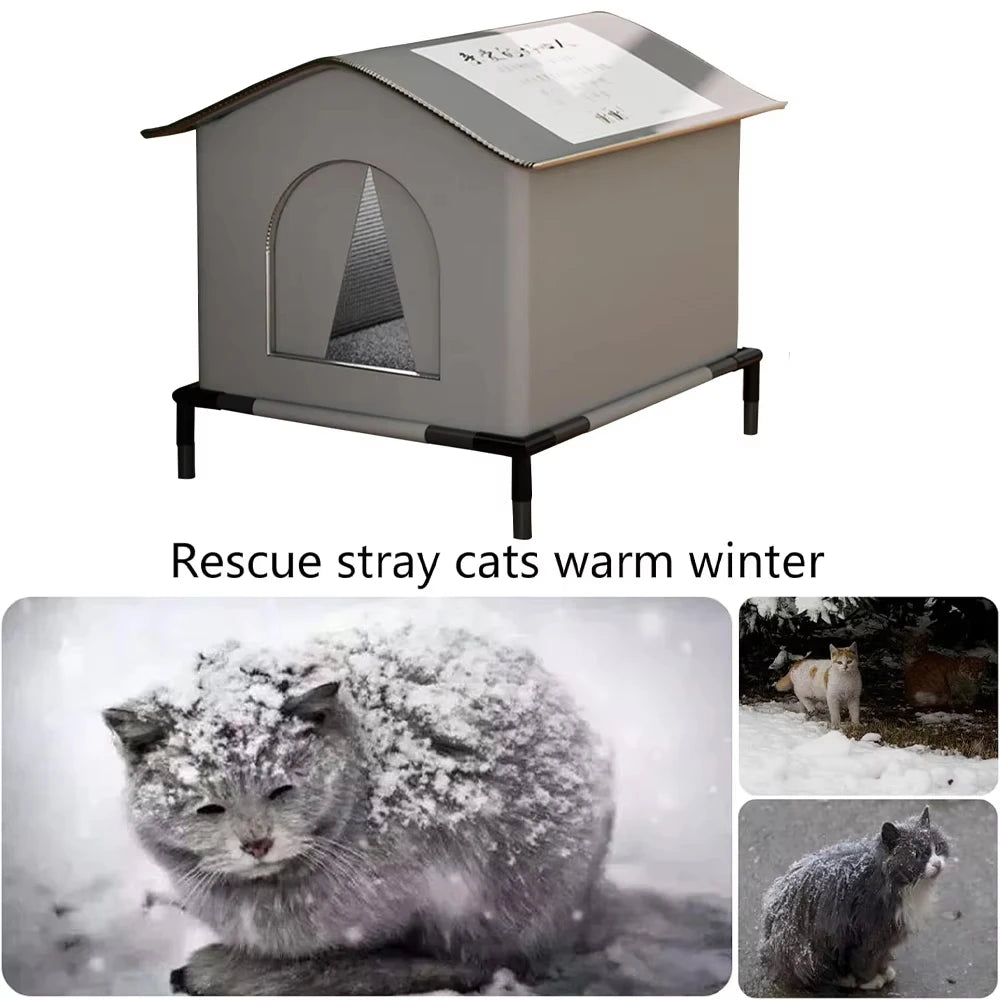 Snoutik SafeHaven Outdoor Cat House