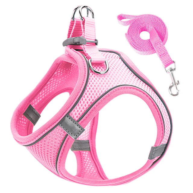 Snoutik Reflective Harness & Leash Set