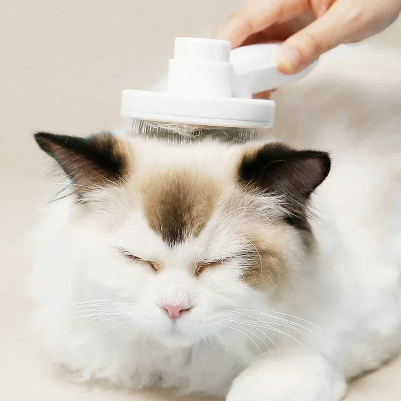 One‑Click Pet Hair Comb