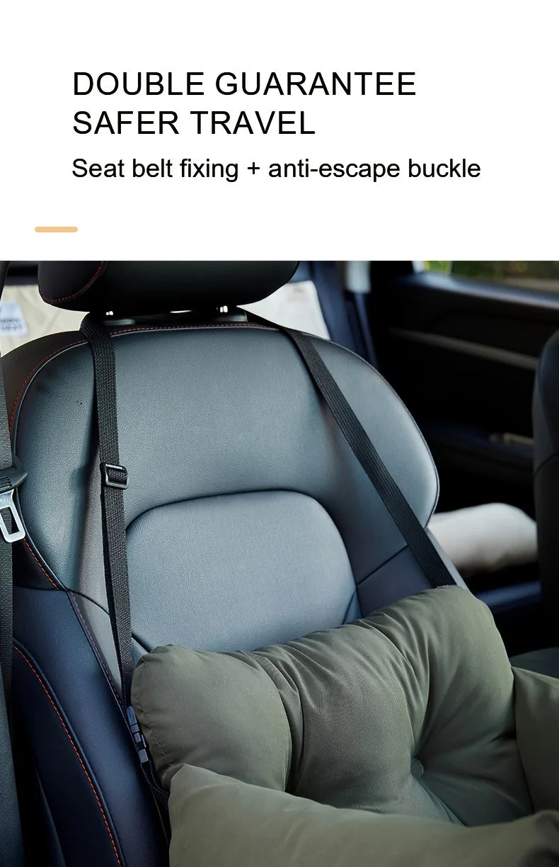 Snoutik Comfortable Dog Car Seat with Safety Belt