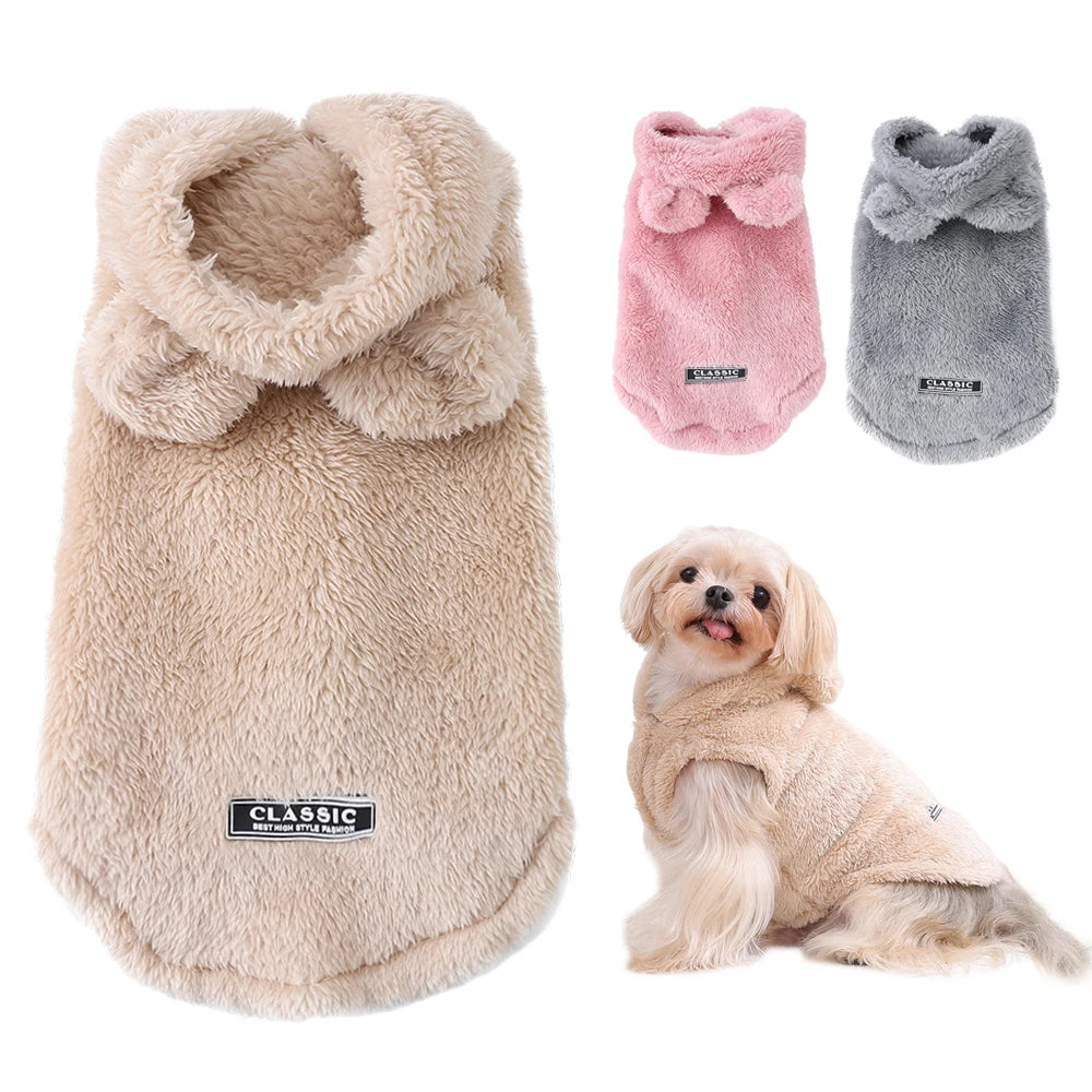 Snoutik Winter Fleece Pet Hoodie