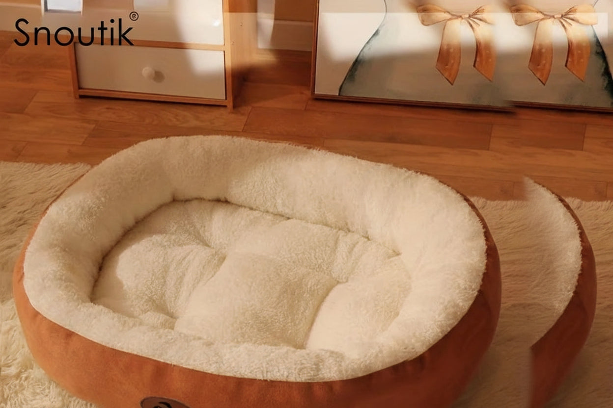 Oval Snuggle Pet Bed