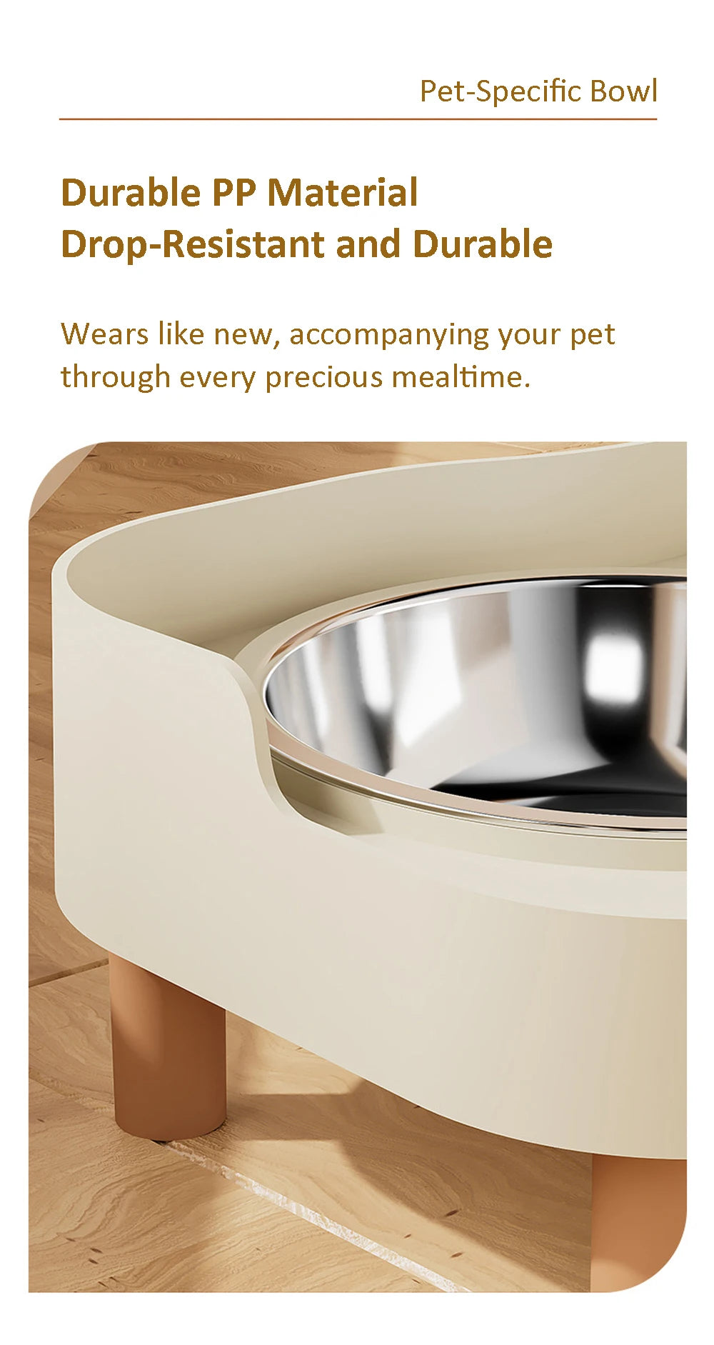 Snoutik Elevated Double Pet Bowl