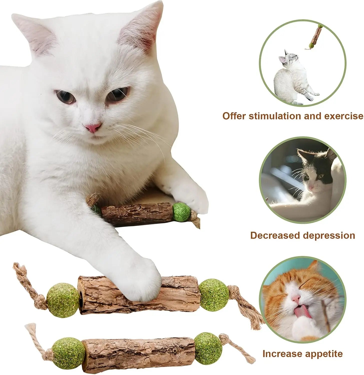 Snoutik NatureBite Catnip Sticks