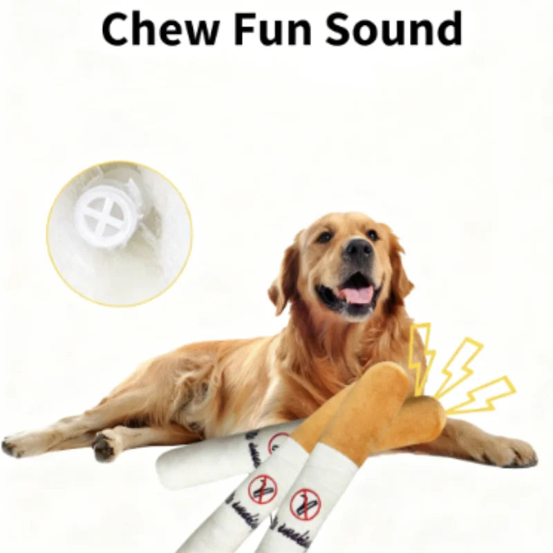 Snoutik Plush Cigar Dog Toy