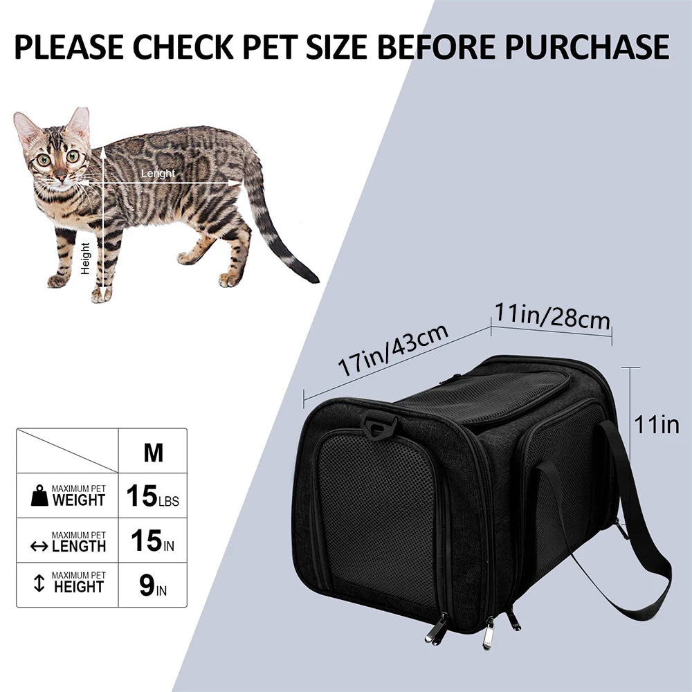 Snoutik Airline‑Approved Pet Carrier Backpack