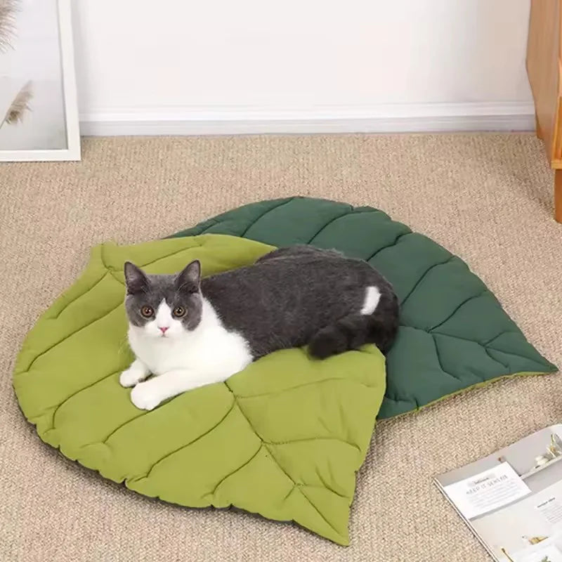 Snoutik Leaf-Cotton Pet Mat