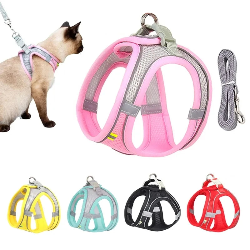 Snoutik Reflective Harness & Leash Set