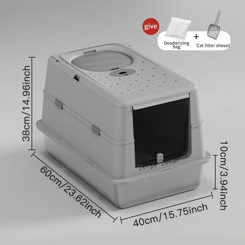 Snoutik Stainless Steel Cat Litter Box - Snoutik pet store