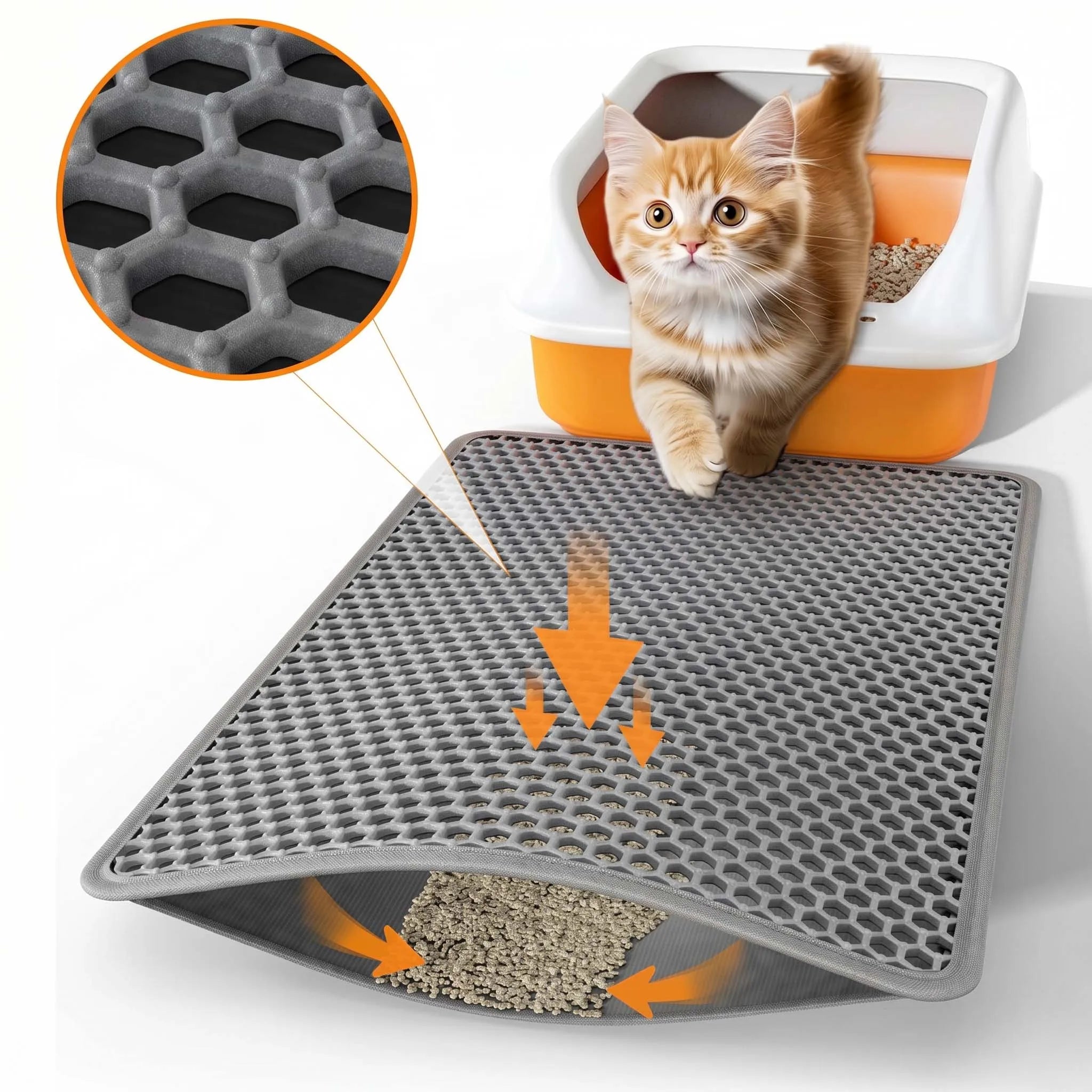 Double Layer Cat Litter Mat