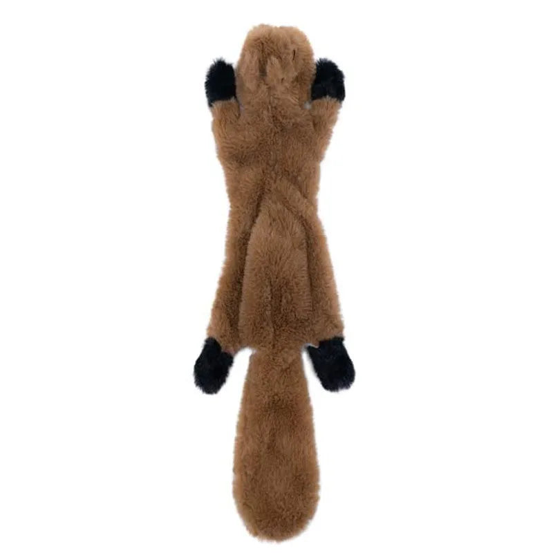 Plush dinosaur pet toy, durable and soft for chewing, tugging, and cuddling, ideal for small dogs and cats.