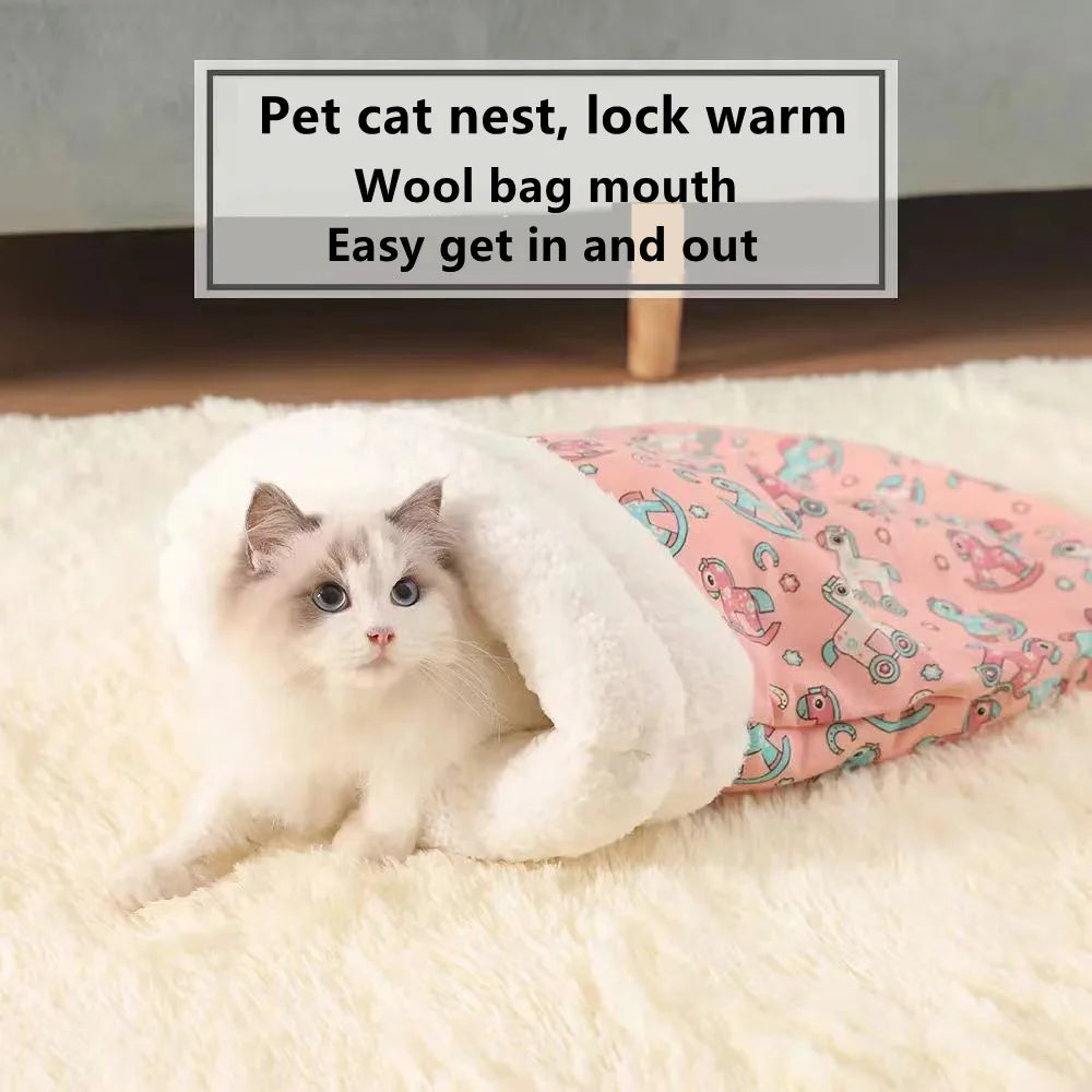 Fluffy Cat Sleeping Bag