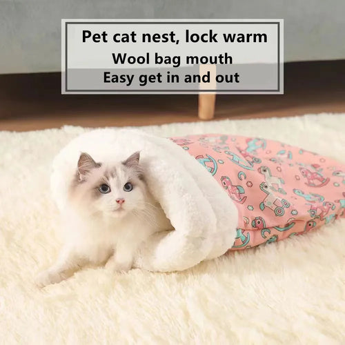 Fluffy Cat Sleeping Bag