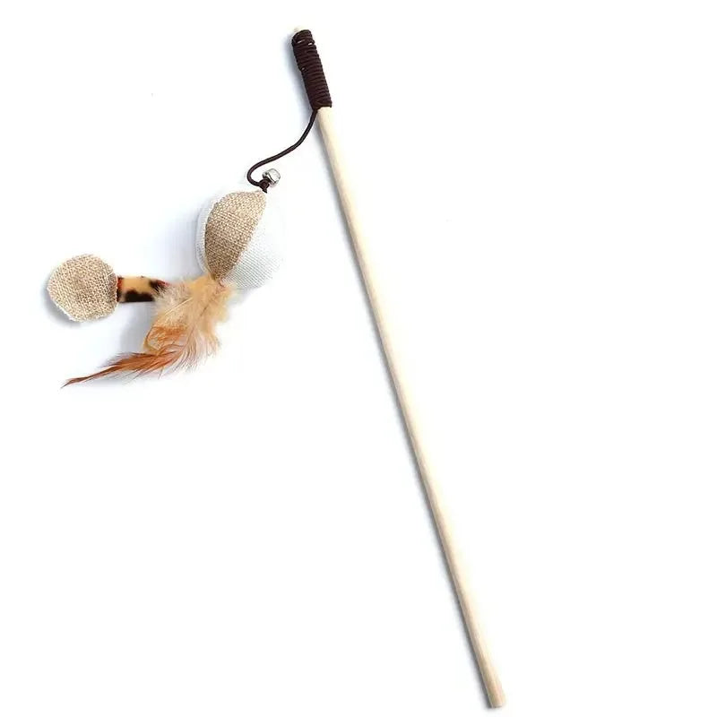 Snoutik Feather Teaser Cat Wand