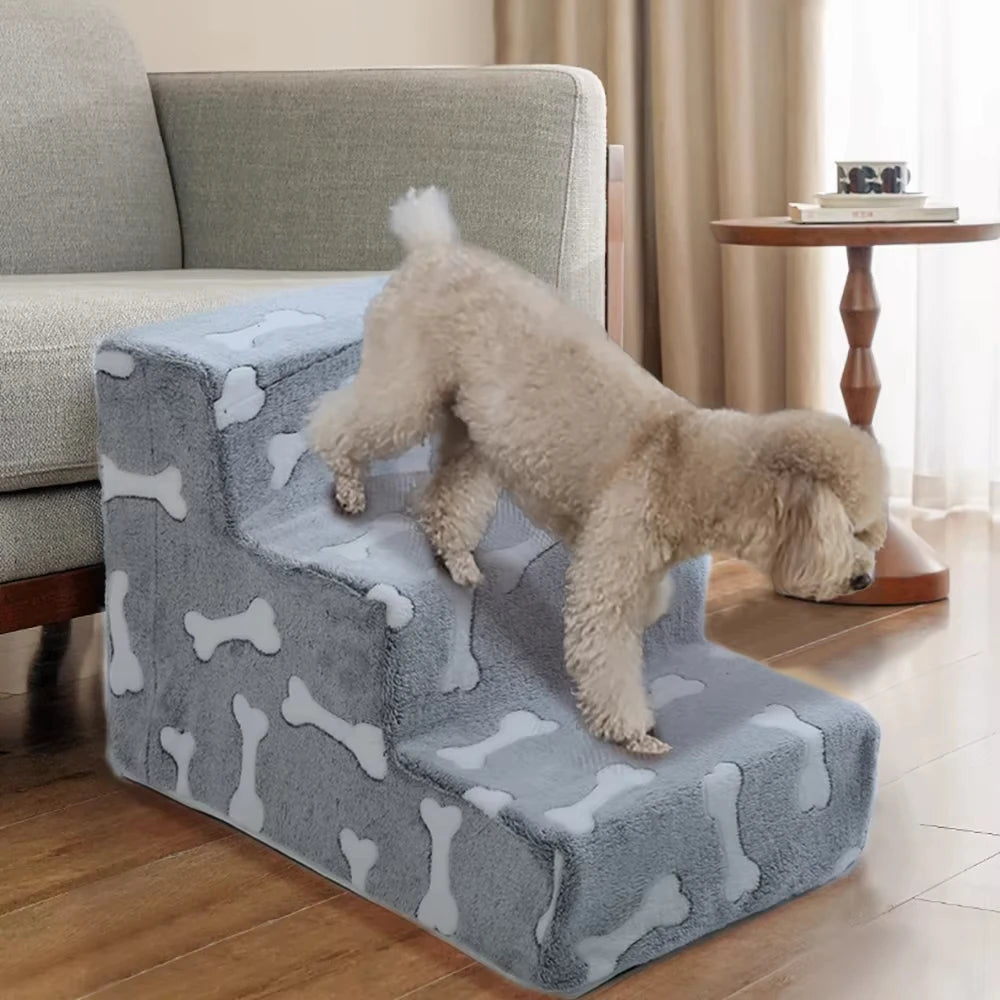 Snoutik Bone‑Shape Pet Stairs