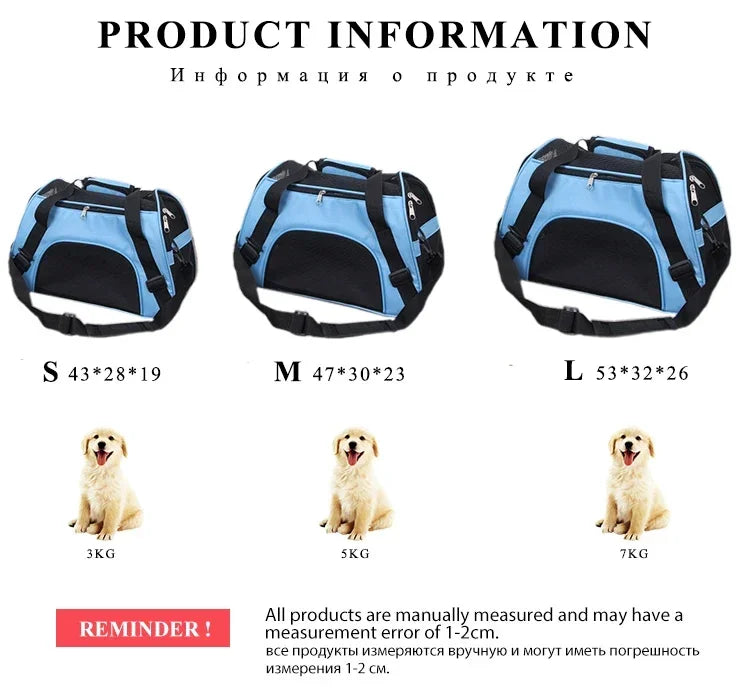 Snoutik Soft‑Sided Travel Carrier