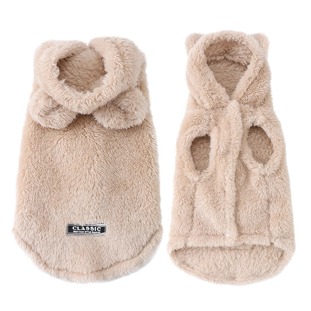 Snoutik Winter Fleece Pet Hoodie