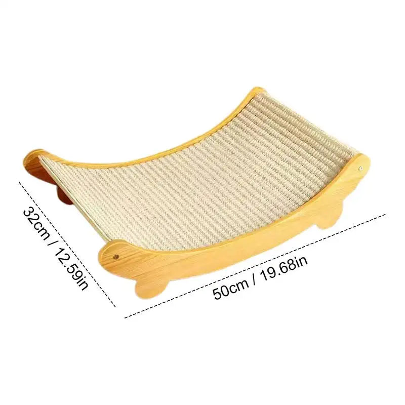 Snoutik Sisal Cat Scratcher Bed