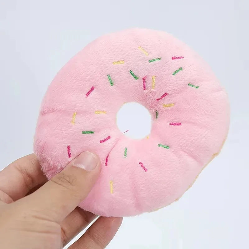 Snoutik Plush Donut Dog Toy
