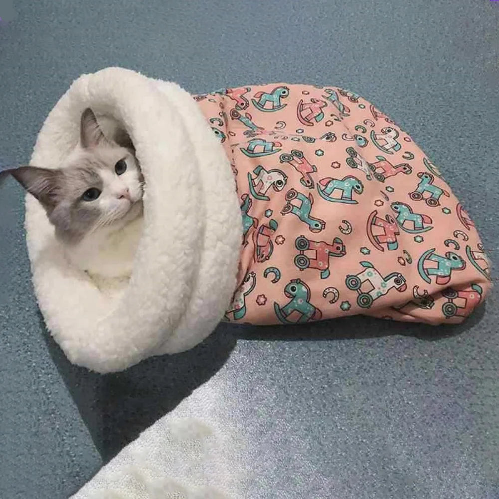 Fluffy Cat Sleeping Bag