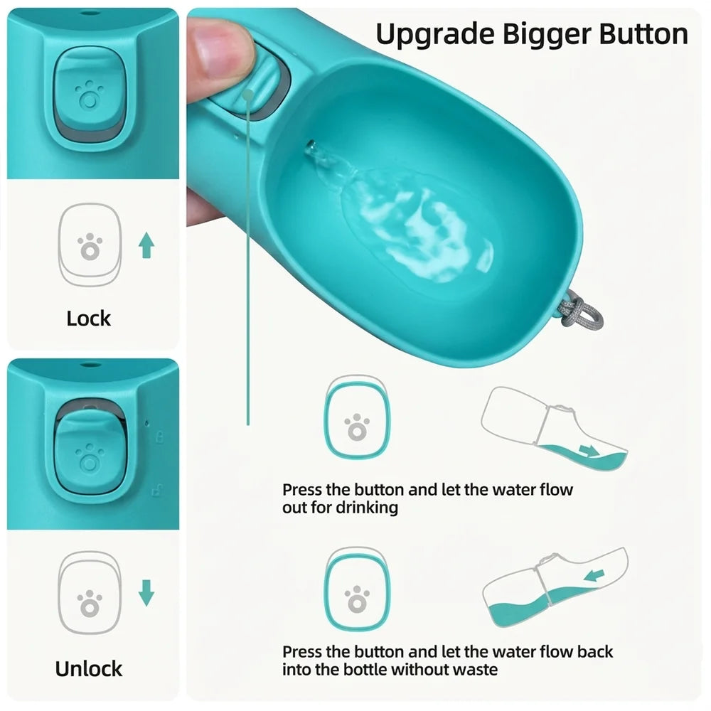 Snoutik Portable Pet Water Bottle