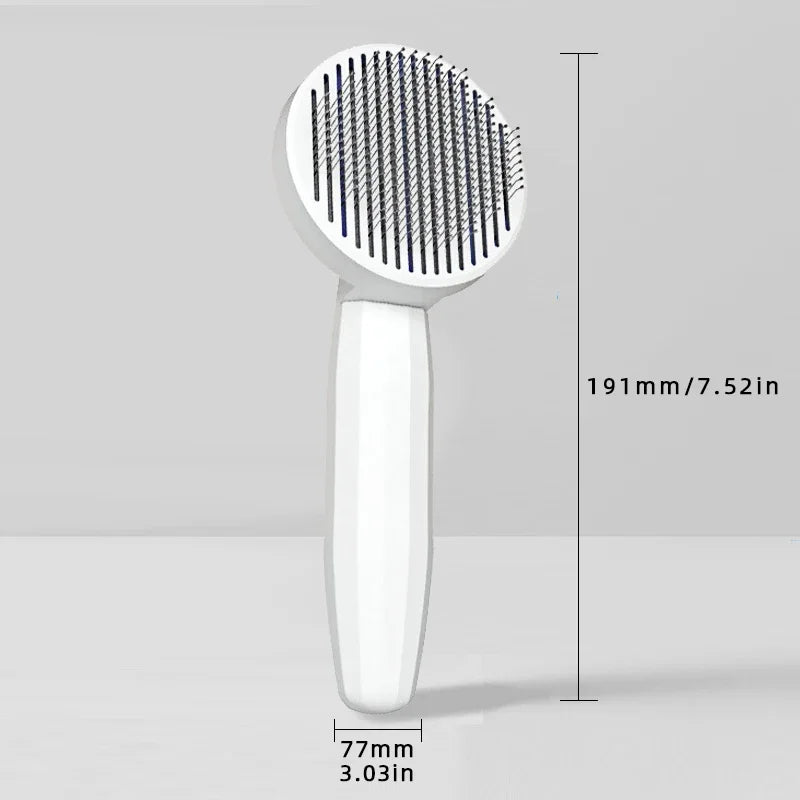 One‑Click Pet Hair Comb