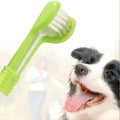 Snoutik Three‑Sided Pet Toothbrush