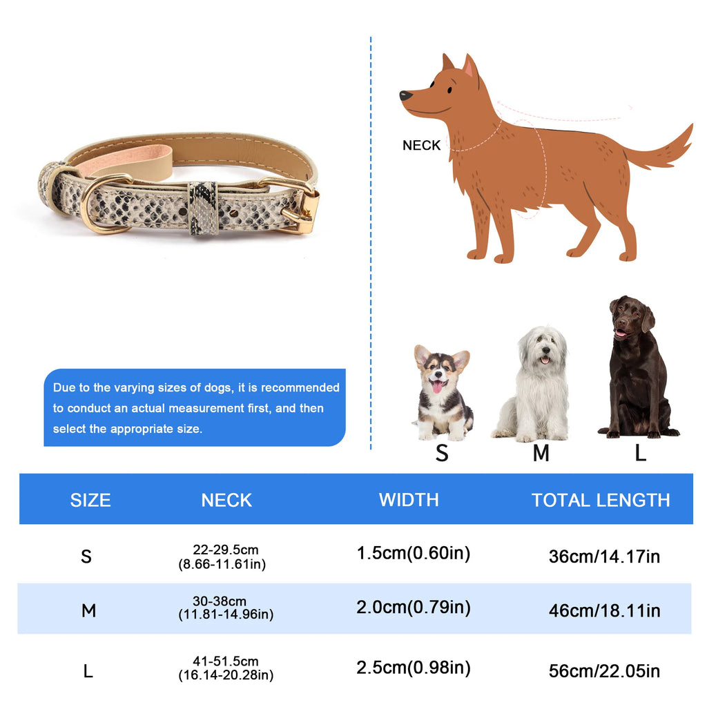 Snoutik Prestige Leather Collar for Pets