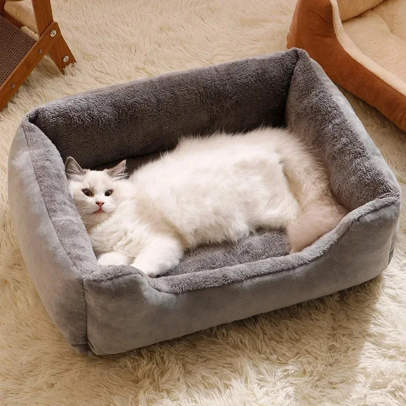Snoutik Plush-Haven Cat Bed