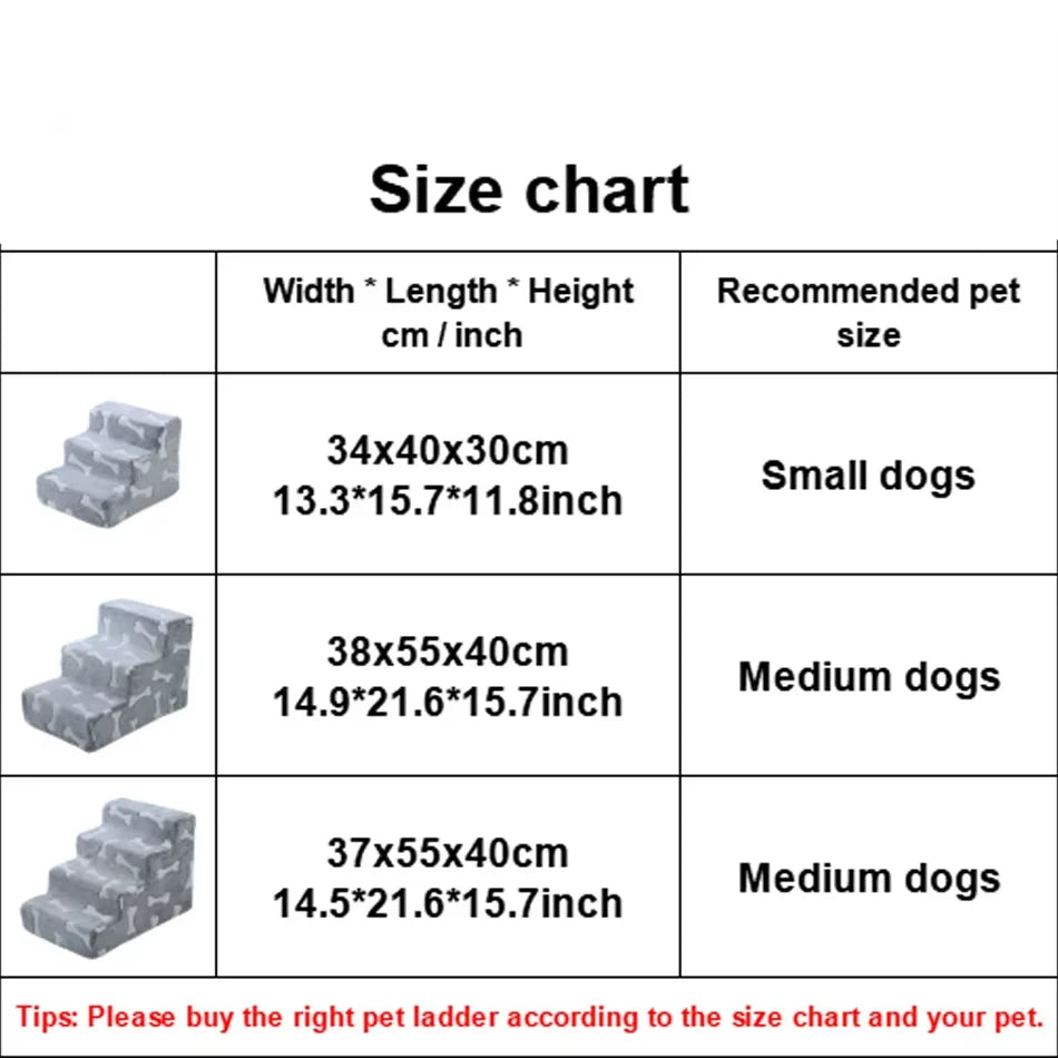 Snoutik Bone‑Shape Pet Stairs