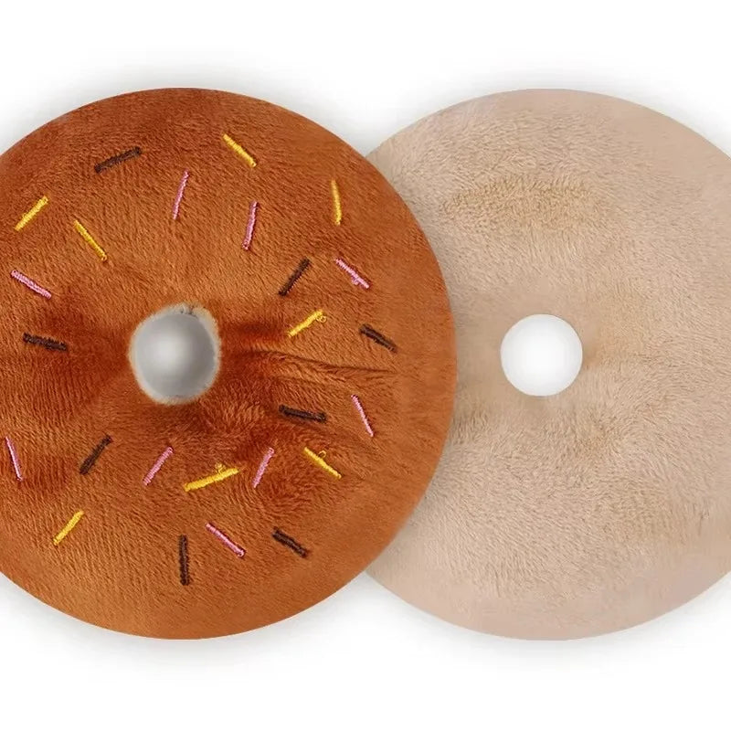 Snoutik Plush Donut Dog Toy