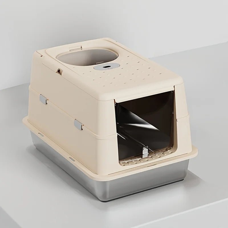 Snoutik Stainless Steel Cat Litter Box - Snoutik pet store