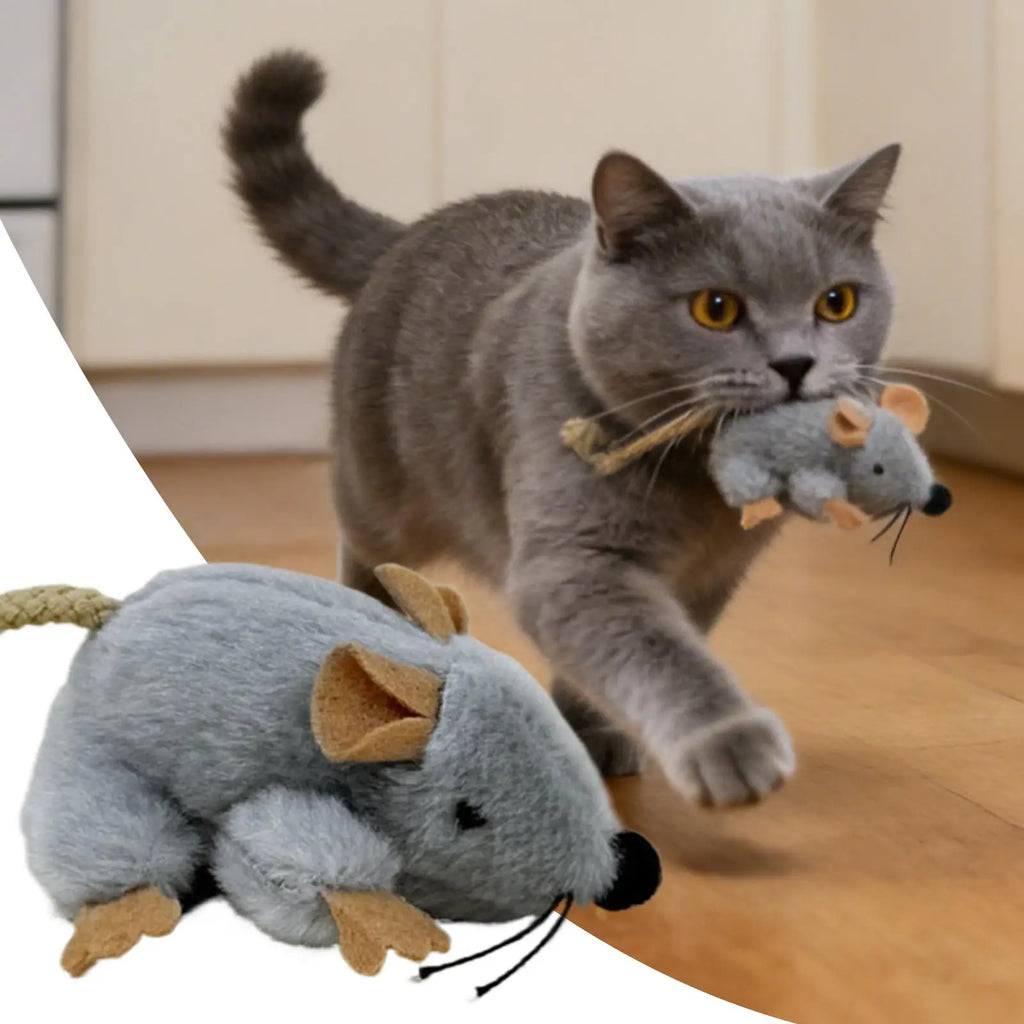 Snoutik Realistic Plush Mouse Toy