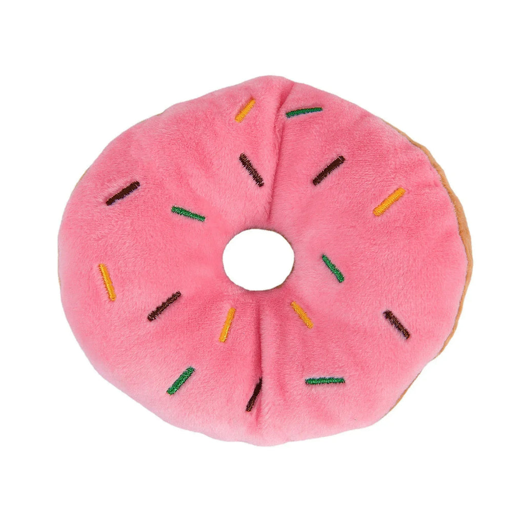 Snoutik Plush Donut Dog Toy