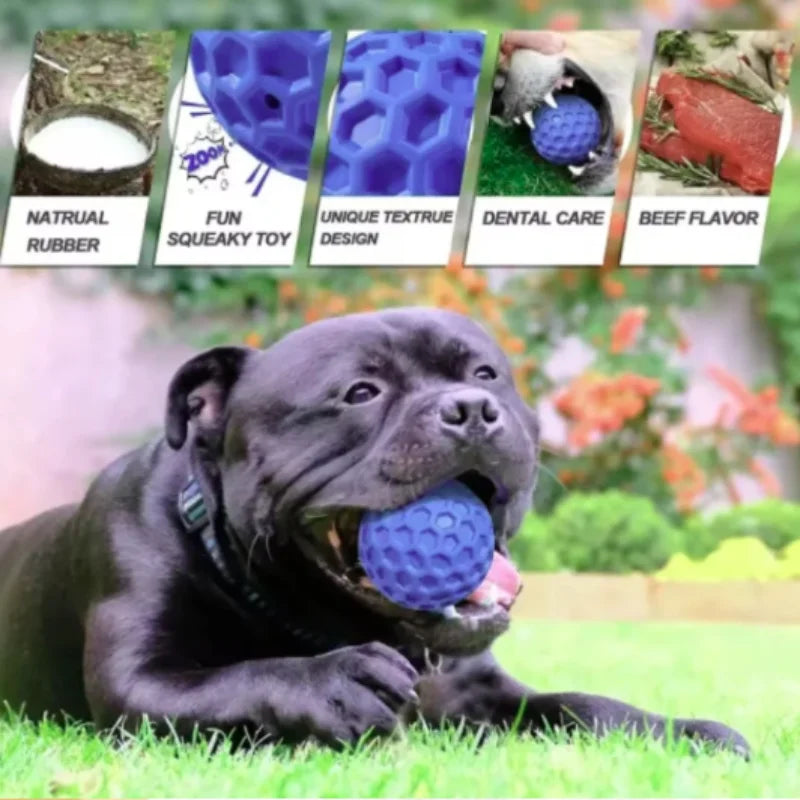 Snoutik Indestructible Rubber Dog Ball