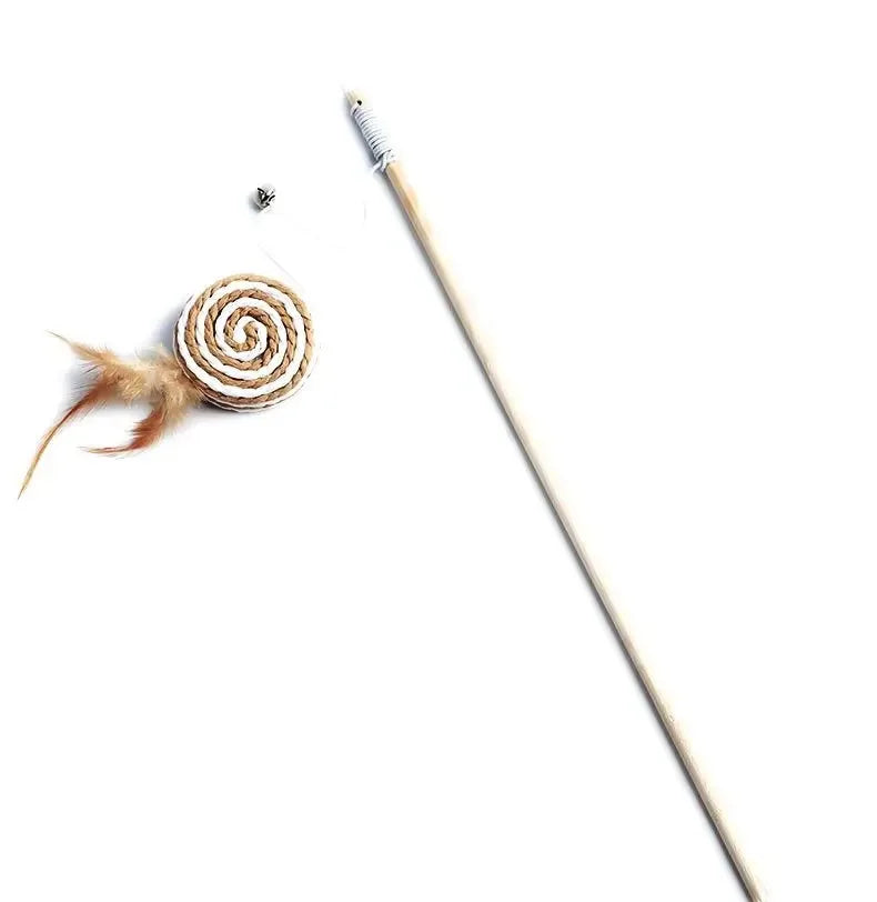 Snoutik Feather Teaser Cat Wand